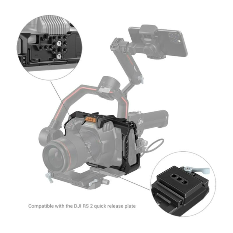 三重☆大人氣☆ SmallRig 3270 專用 提籠 兔籠 for BMPCC 6K Pro-細節圖7
