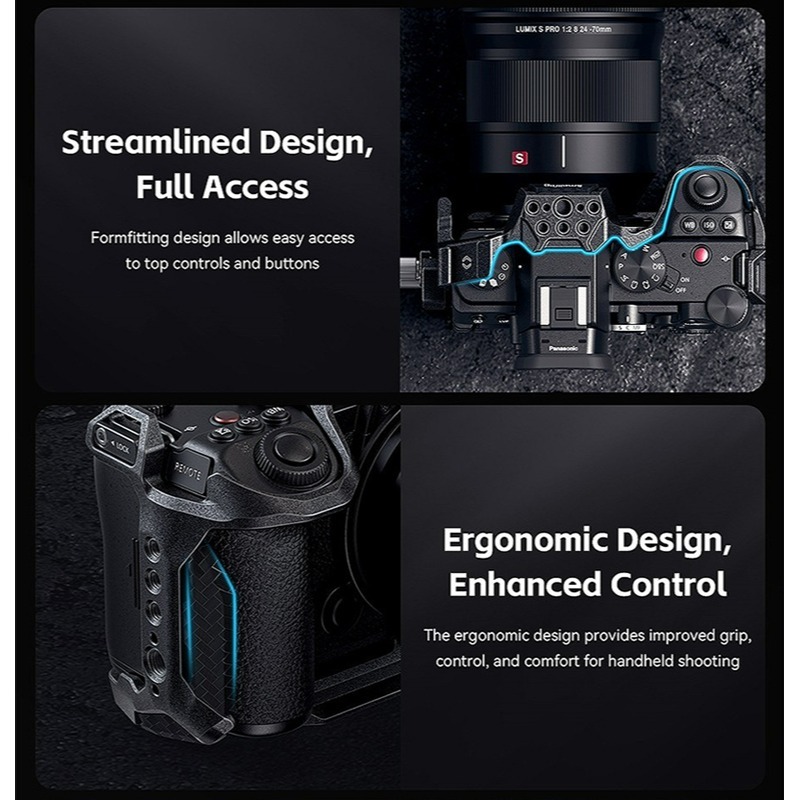 三重☆大人氣☆ SmallRig 4024 黑曼巴 提籠 套組 for G9 II / S5 II / S5 IIX-細節圖5