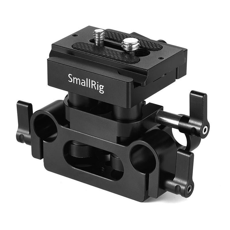 三重☆大人氣☆ SmallRig 2272 B 通用 15mm導軌 支撐系統底板 升降管夾系統-細節圖2