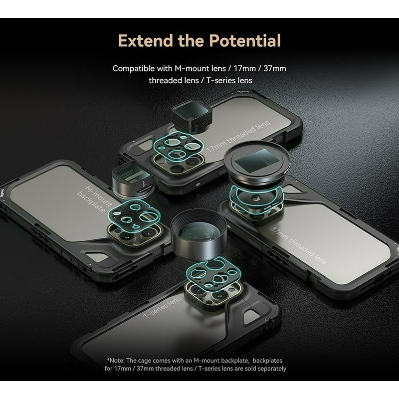 三重☆大人氣☆ SmallRig 4397 手機 提籠 雙手持 套組 for iPhone 15 Pro-細節圖6