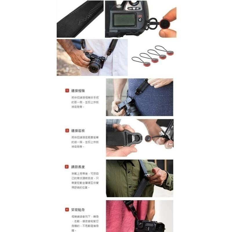 三重 ☆大人氣☆ 公司貨 Peak Design V2 Slide Camera Strap 快裝神奇背帶 (new)-細節圖8