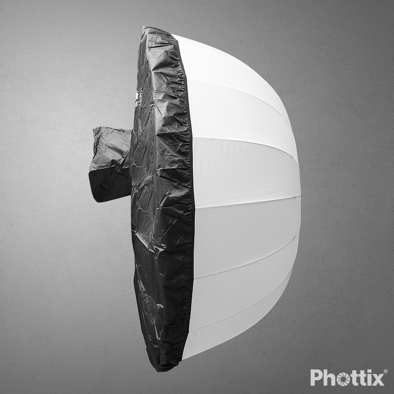 三重☆大人氣☆公司貨 Phottix Premio 120cm /47＂ 16根玻纖骨架 深弧度 透射傘+專用反射布-細節圖3