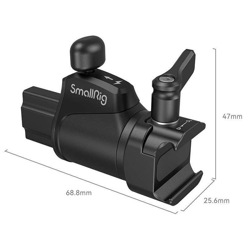 三重☆大人氣☆ SmallRig 4112 側把手 通用 可旋轉 NATO 夾座 轉接器-細節圖2