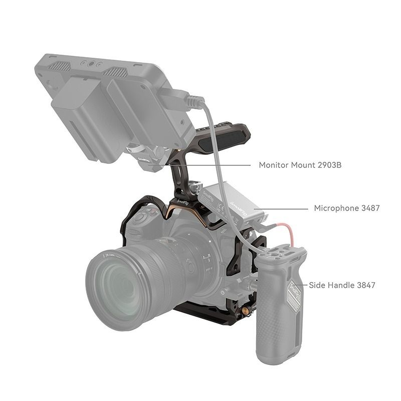 三重☆大人氣☆ SmallRig 4317 夜鷹系列 專用 提籠 套組 for Nikon Z8-細節圖5