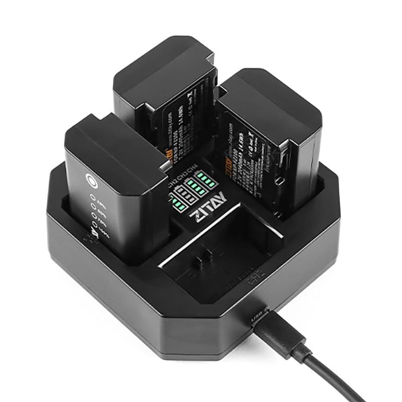 三重☆大人氣☆ 希鐵 ZITAY ZF41 FZ100 NP-FZ100 四迴路 充電器 (不含電池、充電插頭)-細節圖2