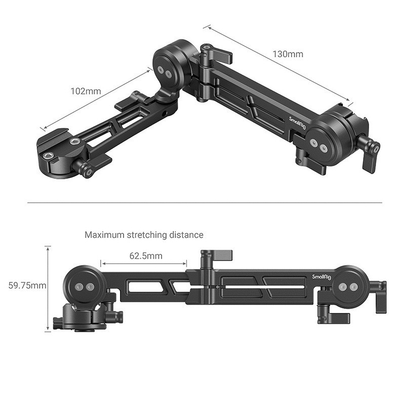 三重☆大人氣☆ SmallRig 3507 可調節 NATO 夾 監視器 顯示器 EVF 支架-細節圖3