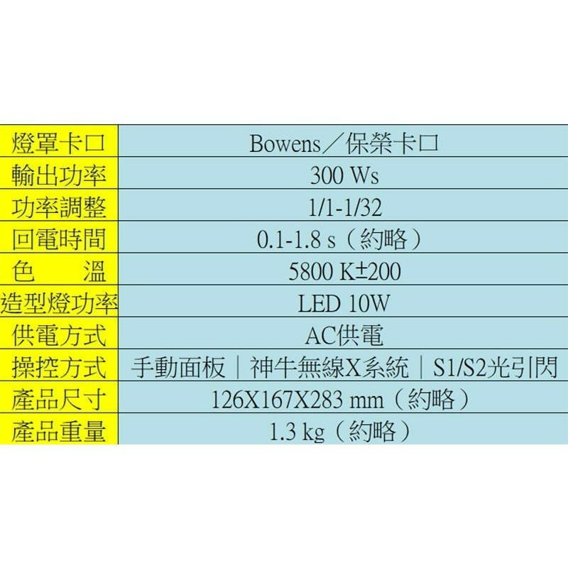 ☆大人氣☆公司貨 Godox 神牛 MS300-V LED模擬燈 300W 棚燈 閃光燈 (110V) MS300V-細節圖6