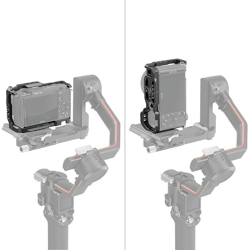 三重☆大人氣☆ SmallRig 3538 B 專用兔籠 帶矽膠握把 專用 提籠 兔籠 for Sony ZV-E10-細節圖5