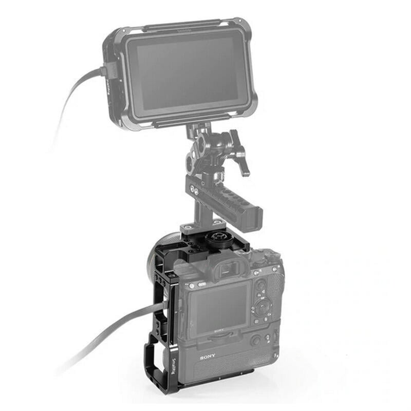 三重☆大人氣☆ SmallRig 2341 帶電池手把 L型支架 豎拍板 for Sony A73 A7R3-細節圖5