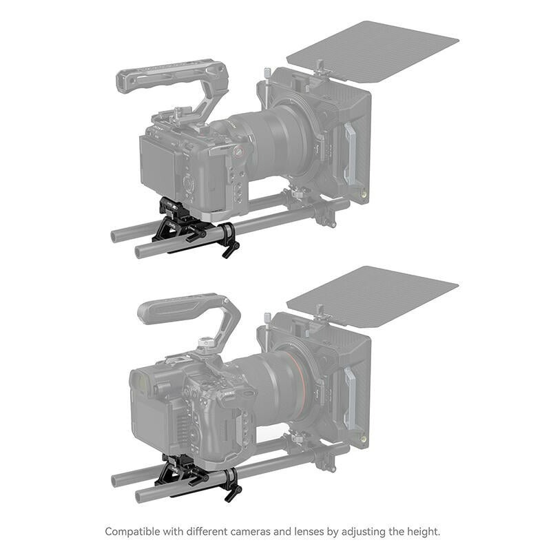 三重☆大人氣☆ SmallRig 4233 通用 Arca-Swiss 15mm導軌 高度可調 升降管夾系統-細節圖7