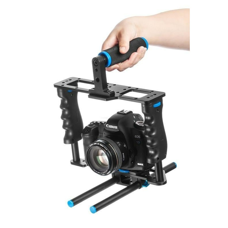 三重☆大人氣☆ 大型 RIG CAGE 多功能單眼錄影套件 兔籠 CAGE 機籠 穩定器-細節圖4