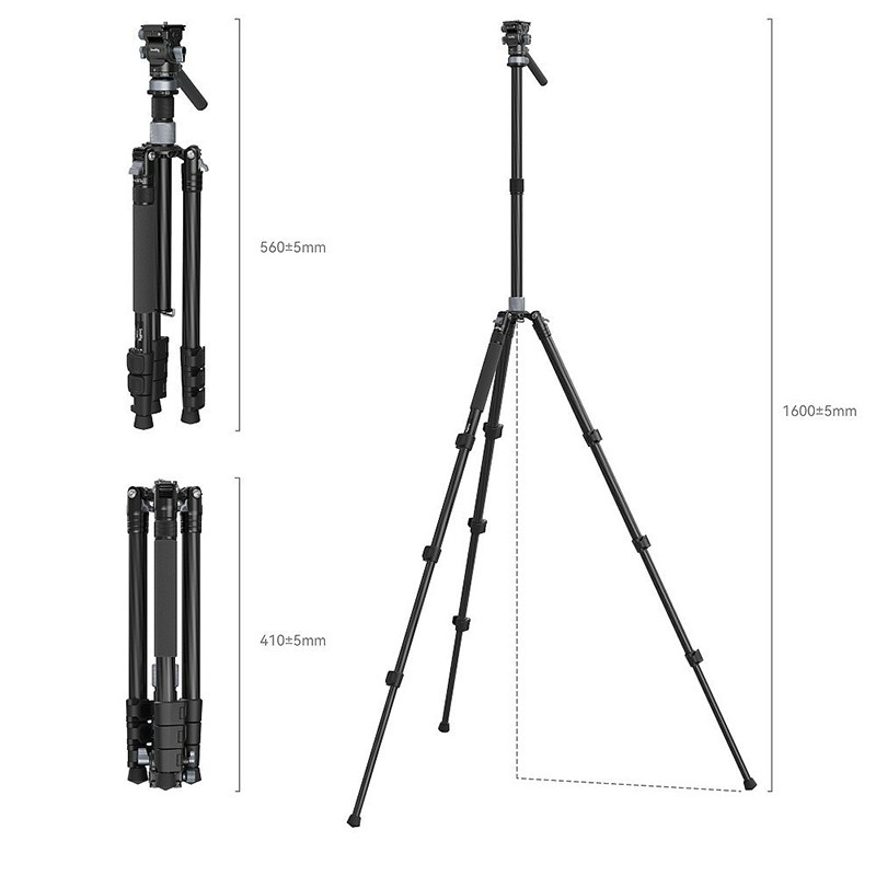 三重☆大人氣☆ SmallRig 4475 便攜 錄影 三腳架 套件 CT210-細節圖3