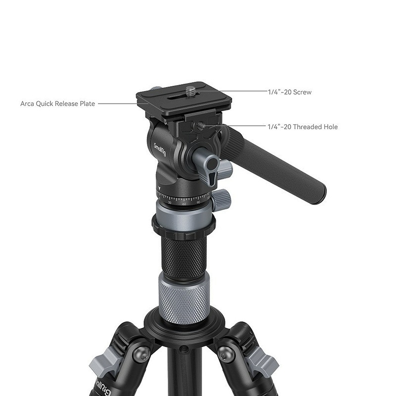 三重☆大人氣☆ SmallRig 4475 便攜 錄影 三腳架 套件 CT210-細節圖4