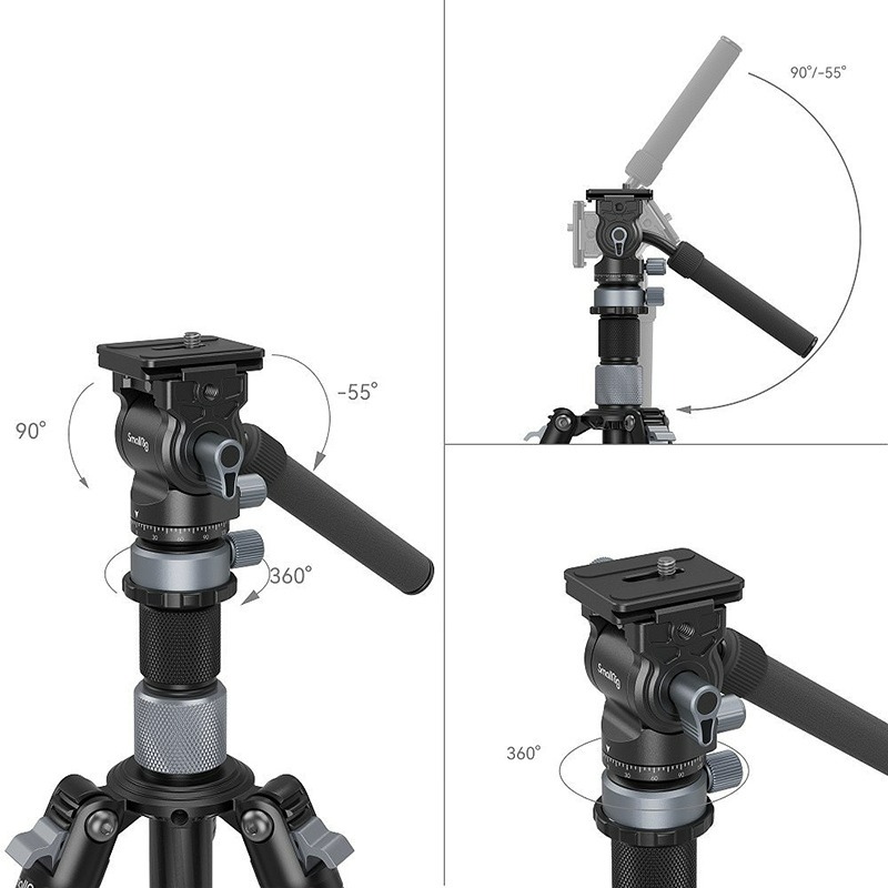 三重☆大人氣☆ SmallRig 4475 便攜 錄影 三腳架 套件 CT210-細節圖5