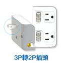 三重☆大人氣☆ POLYWELL 寶利威爾 二切二座 節能 一轉二 擴充 插座 獨立開關 3P 3P轉2P 台灣製造-規格圖7