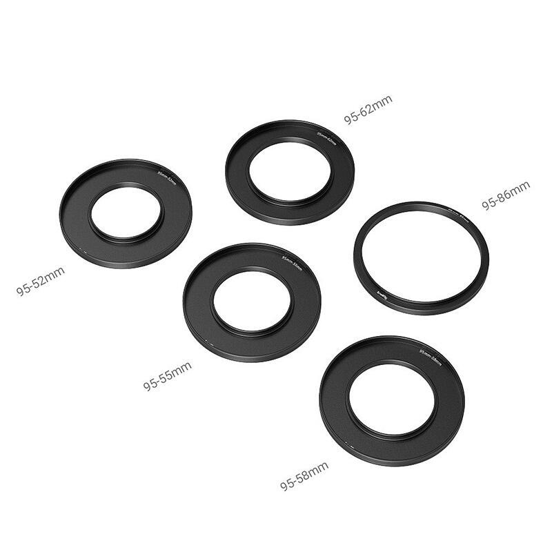 ☆大人氣☆ SmallRig 3383 轉接環套組 Φ52/55/58/62/86-95mm 需搭配遮光罩 3196-細節圖2