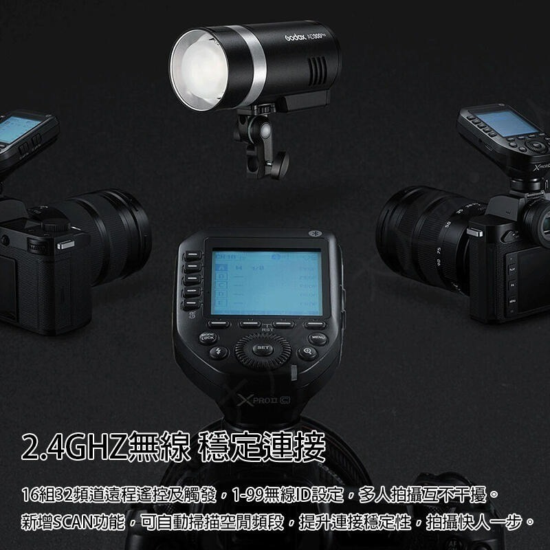 三重☆大人氣☆公司貨 Godox 神牛 XPro II TTL 發射器 觸發器 引閃器 高速同步 XProII-細節圖3