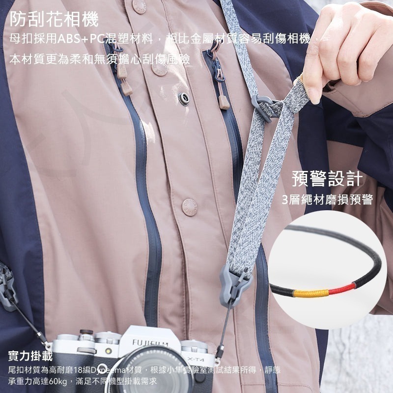 三重☆大人氣☆ Ulanzi 小隼 Falcam Maglink Lite 快裝磁吸 肩帶 相機背帶-細節圖4