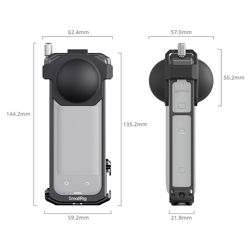 三重☆大人氣☆ SmallRig 4278 提籠 兔籠 for Insta360 X4-細節圖5
