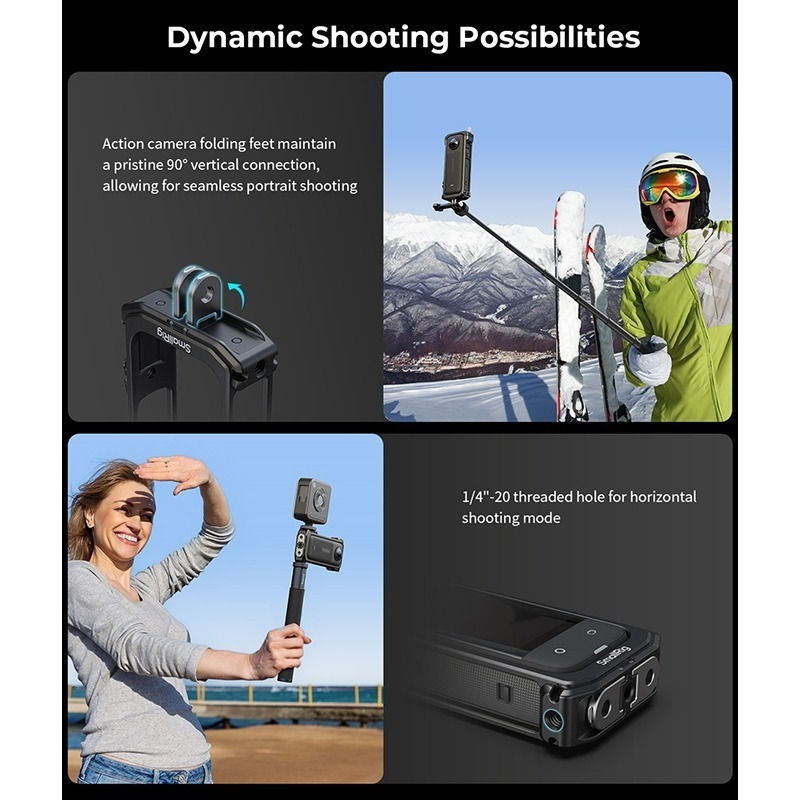三重☆大人氣☆ SmallRig 4278 提籠 兔籠 for Insta360 X4-細節圖7