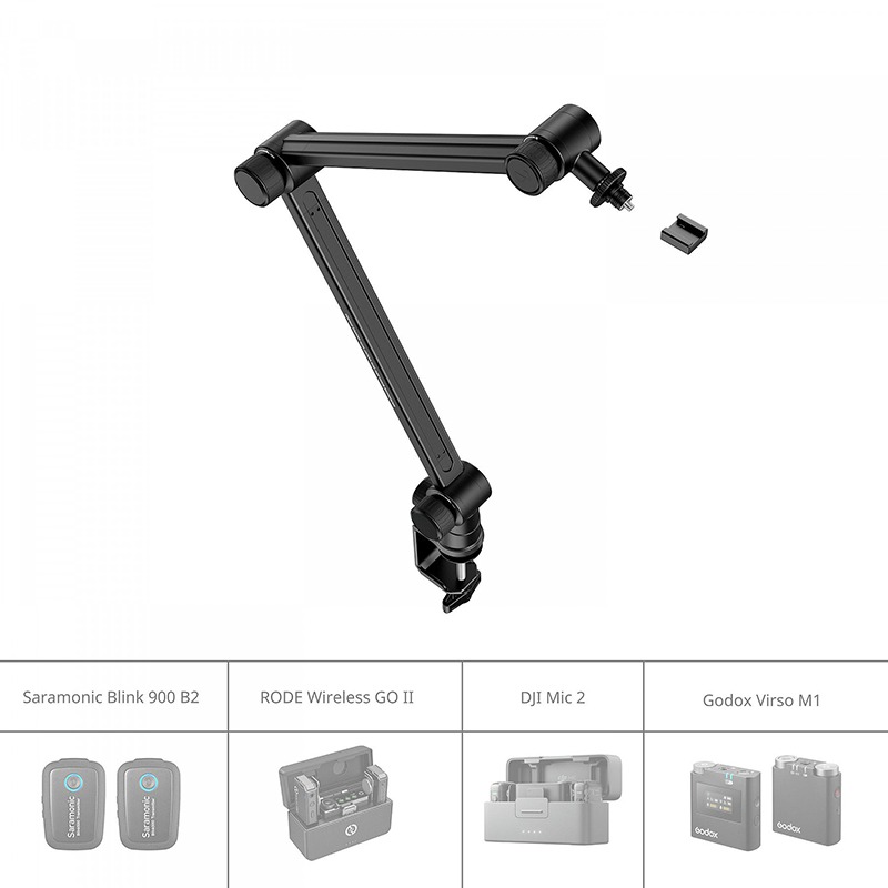 三重☆大人氣☆ Smallrig 4303 通用 麥克風臂 麥克風 桌面支架-細節圖8