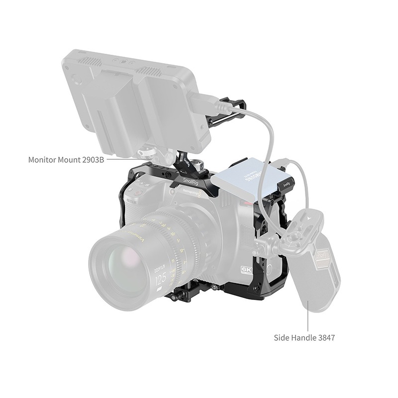 三重☆大人氣☆ SmallRig 4574 提籠 套組 for Blackmagic Design Cinema 6K-細節圖5