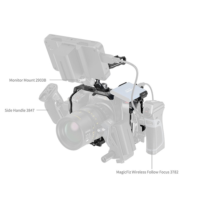 三重☆大人氣☆ SmallRig 4574 提籠 套組 for Blackmagic Design Cinema 6K-細節圖6