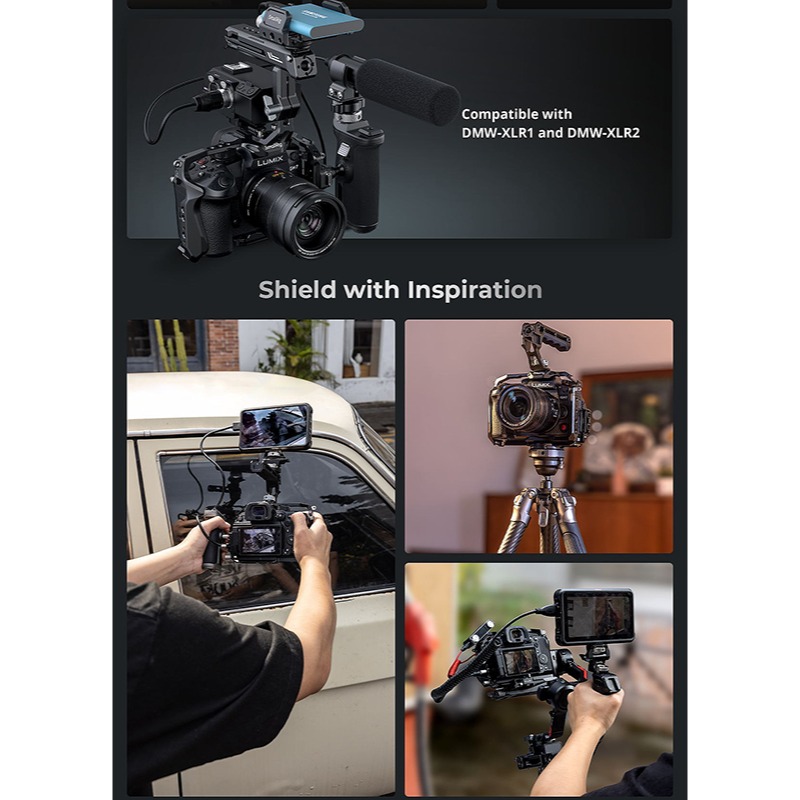 三重☆大人氣☆ SmallRig 4824 HawkLock 快拆系列 相機 提籠 LUMIX GH7 / GH6-細節圖11