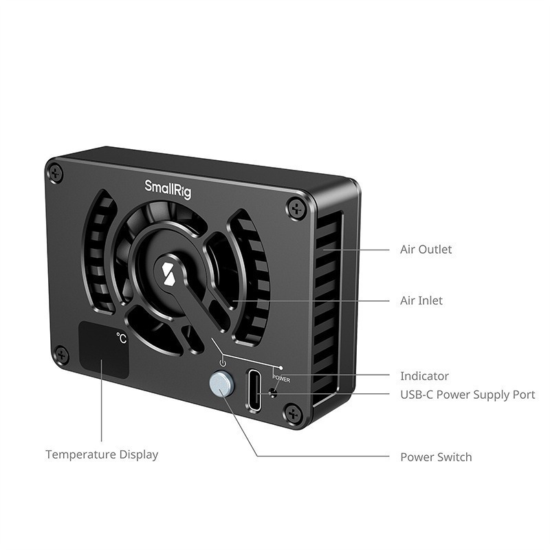 三重☆大人氣☆ SmallRig 4815 散熱 冷卻 系統 for Canon Sony Fuji 部分相機-細節圖5