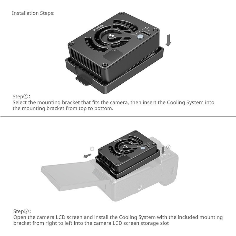 三重☆大人氣☆ SmallRig 4815 散熱 冷卻 系統 for Canon Sony Fuji 部分相機-細節圖6