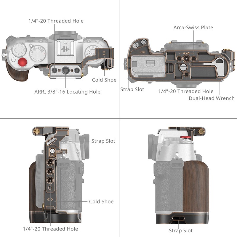 三重☆大人氣☆ SmallRig 4714 專用 復古 提籠 兔籠 for FUJIFILM X-T50-細節圖3