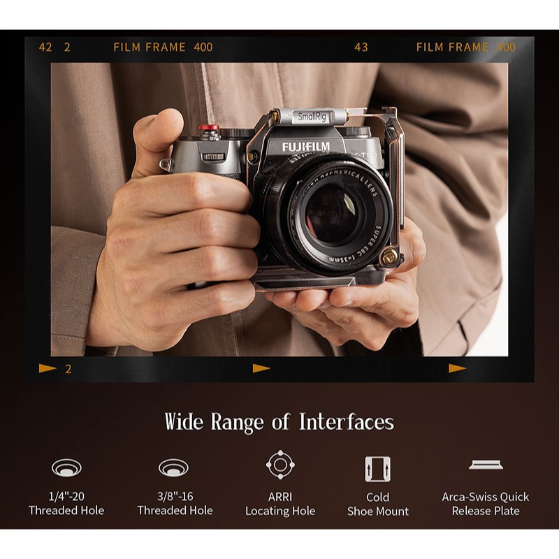 三重☆大人氣☆ SmallRig 4714 專用 復古 提籠 兔籠 for FUJIFILM X-T50-細節圖8