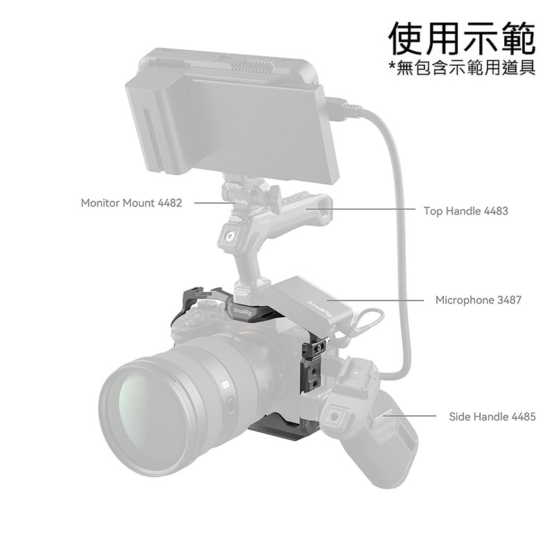 三重☆大人氣☆ SmallRig 4481 快拆 提籠 A7RV A7IV A7S III A1 A7RIV-細節圖6