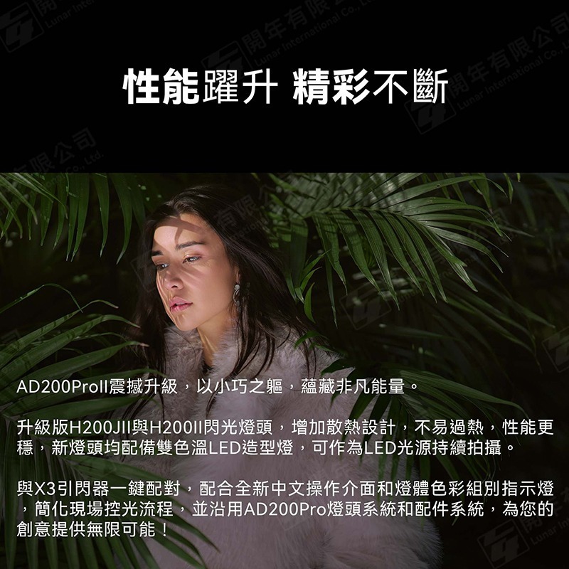 三重☆大人氣☆開年公司貨 Godox 神牛 AD200Pro II 外拍燈 閃光燈 AD200ProII 口袋棚燈-細節圖2