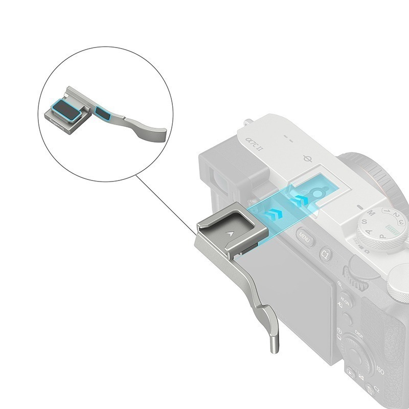 ☆大人氣☆ SmallRig 4818 銀 / 4820 黑 拇指手柄 指柄 拇指扣 A7C II A7CR A7C-細節圖6