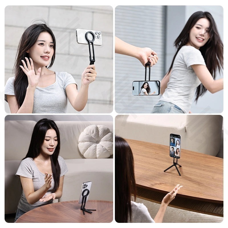 三重☆大人氣☆ Ulanzi MA30 登山扣 MagSafe 手機支架 三腳架 自拍棒 M030-細節圖8