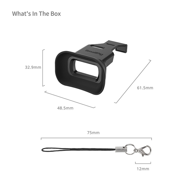 三重☆大人氣☆ SmallRig 4819 相機 取景器 眼罩 for Sony A7C II A7CR-細節圖2