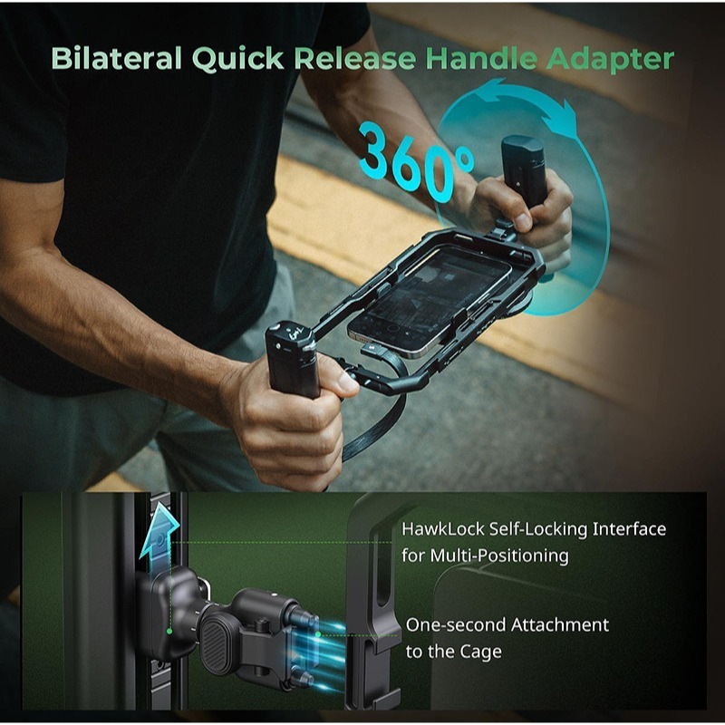 三重☆大人氣☆ SmallRig 4596 x Brandon Li 聯合設計款 一體化 手機 視訊 套件-細節圖10