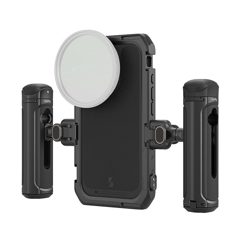 三重☆大人氣☆ SmallRig 5005 iPhone 16 Pro Max 專用 手機 提籠 + 保護框 雙手持版-細節圖6