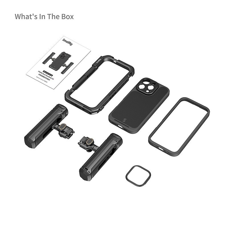 三重☆大人氣☆ SmallRig 5005 iPhone 16 Pro Max 專用 手機 提籠 + 保護框 雙手持版-細節圖7