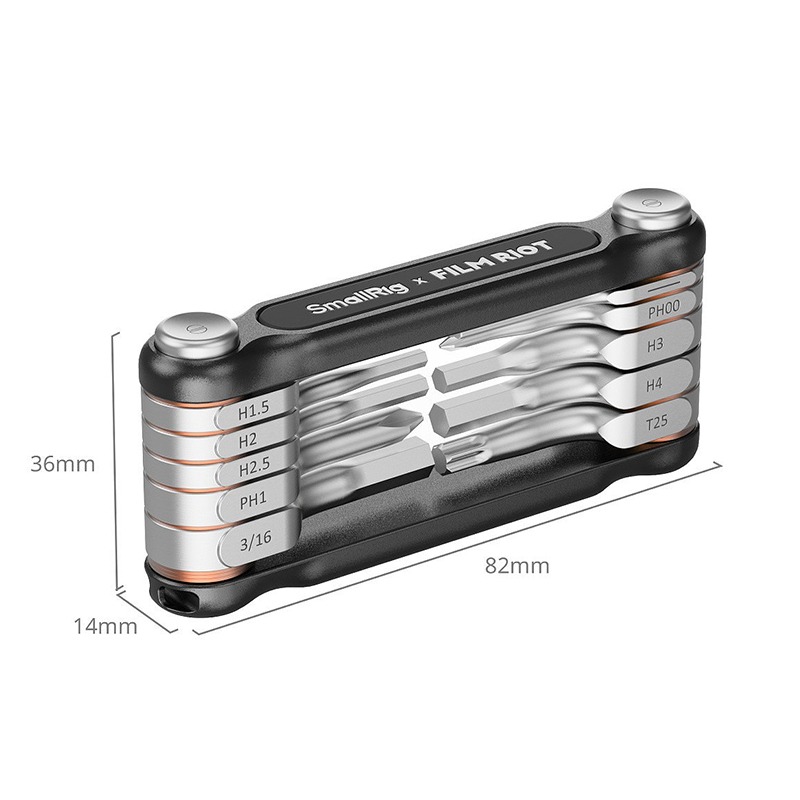 三重☆大人氣☆ SmallRig 10合1 多角度 折疊 工具組 4375 黑 4813 紅 4814 綠-細節圖2