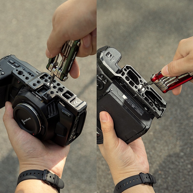 三重☆大人氣☆ SmallRig 10合1 多角度 折疊 工具組 4375 黑 4813 紅 4814 綠-細節圖4