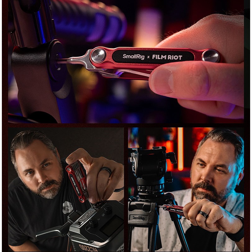 三重☆大人氣☆ SmallRig 10合1 多角度 折疊 工具組 4375 黑 4813 紅 4814 綠-細節圖10