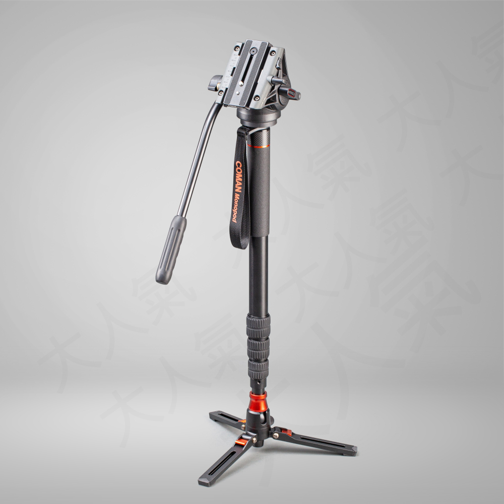 三重☆大人氣☆公司貨 科漫 Coman DX327AQ5S 鋁合金 運動 錄影 單腳架 附Q5S雲台-細節圖2