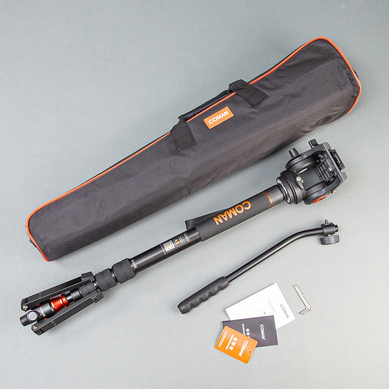 三重☆大人氣☆公司貨 科漫 Coman DX327AQ5S 鋁合金 運動 錄影 單腳架 附Q5S雲台-細節圖7