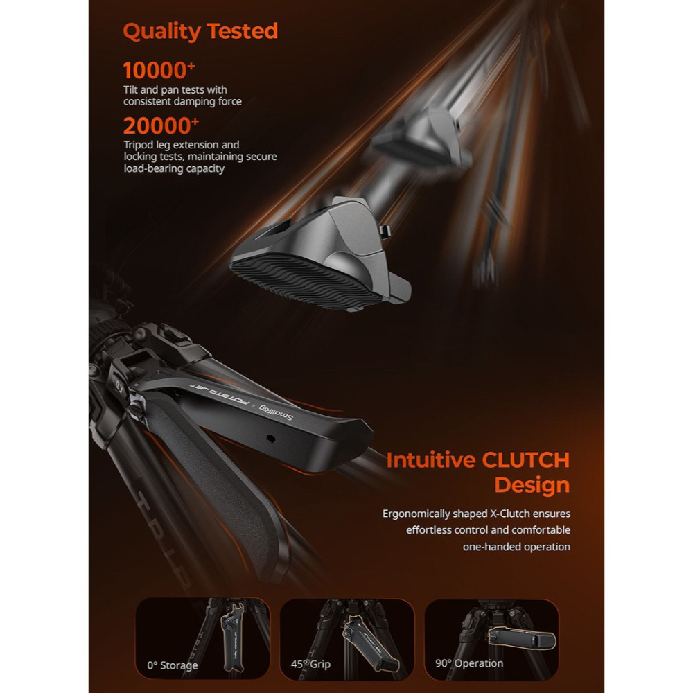 三重☆大人氣☆ SmallRig x Potato Jet TRIBEX 4259 液壓 碳纖維 三腳架-細節圖7