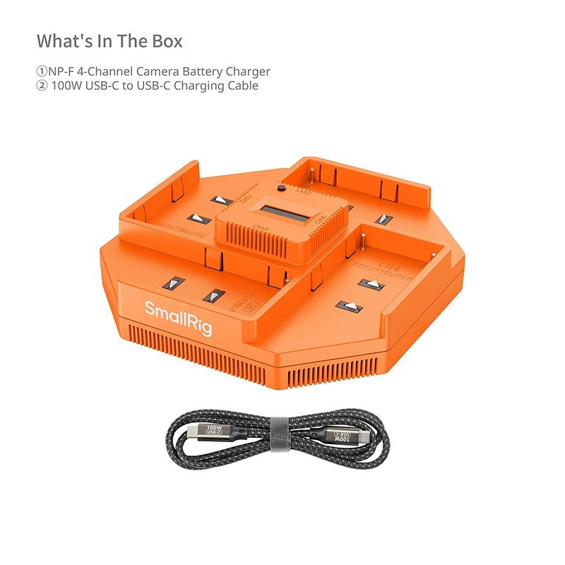 三重☆大人氣☆  SmallRig 4837 NP-F F970 F750 F550 PD 四迴路快充 不含插頭-細節圖6