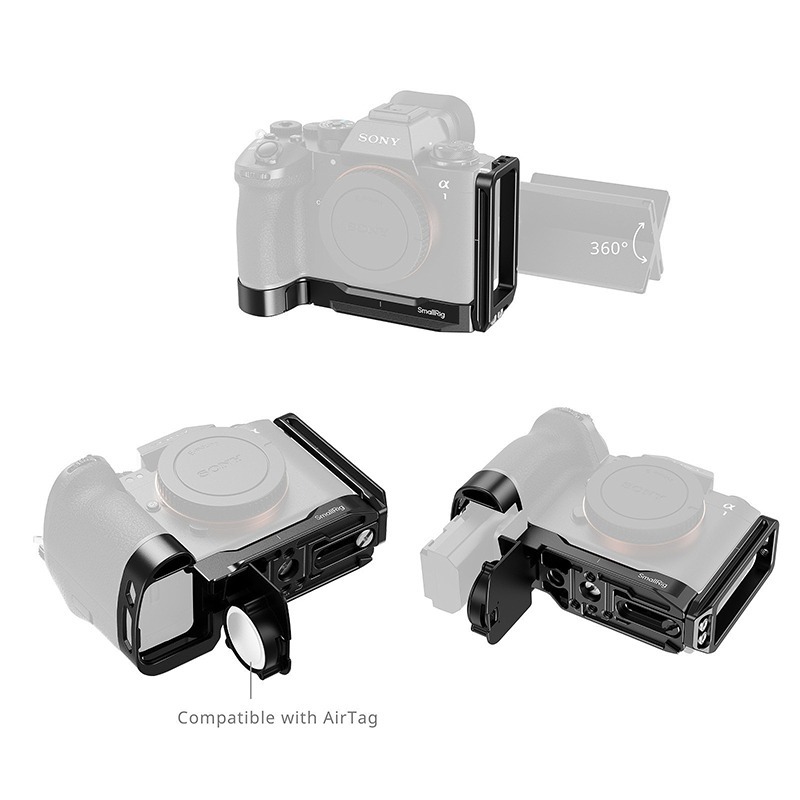 三重☆大人氣☆ SmallRig 5188 相容 AirTag L型支架 for Sony A1II A9III-細節圖5
