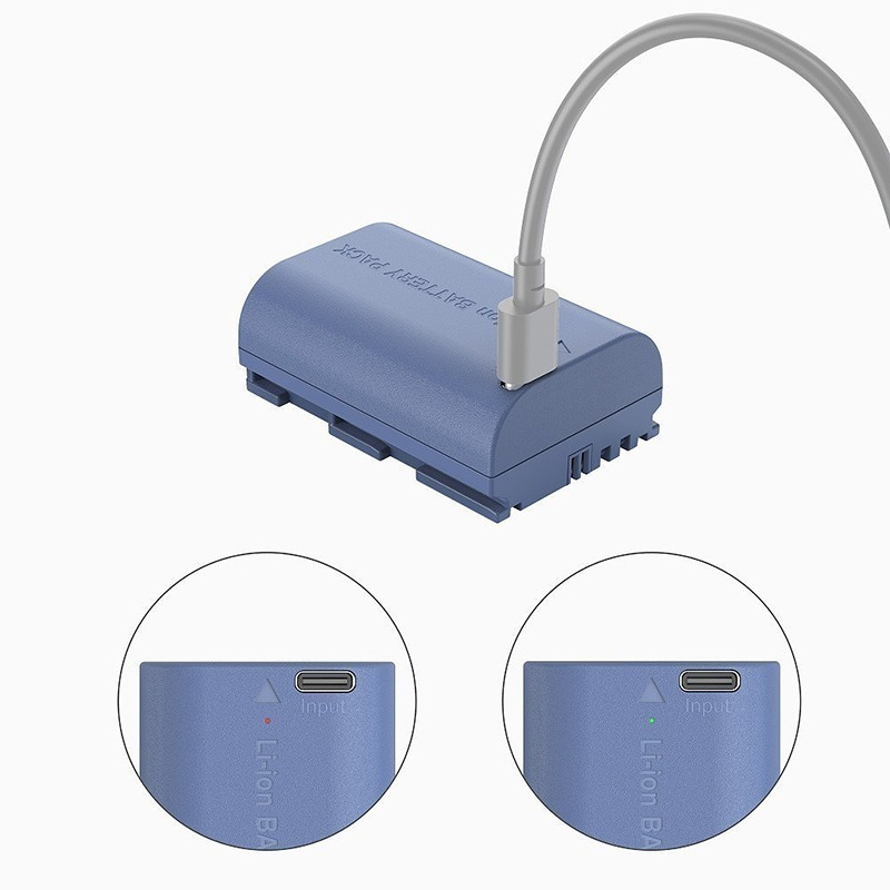 三重☆大人氣☆ SmallRig 4968 橘 4264 藍 USB-C LP-E6NH-細節圖4