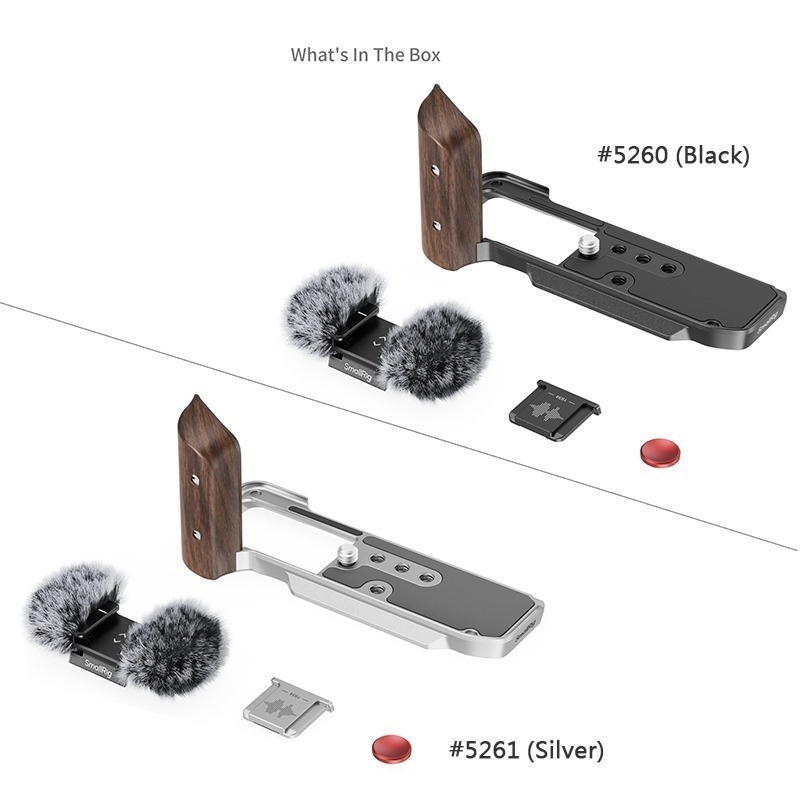 三重☆大人氣☆ SmallRig 5260 黑 / 5261 銀 L型支架 for Fuji X-M5-細節圖3